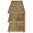 Pemberly Row 78-inch 2-tier TV Stand and Media Console in Mango