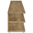 Pemberly Row 78-inch 2-tier TV Stand and Media Console in Mango