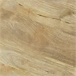 Pemberly Row Round Solid Wood End Side Table in Natural Mango