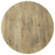 Pemberly Row 2-piece Round Coffee and End Table Set in Natural Mango