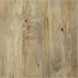 Pemberly Row Round Solid Wood Cocktail Coffee Table in Natural Mango
