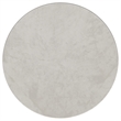 Pemberly Row 2-piece Round Marble Coffee and End Table Set in White