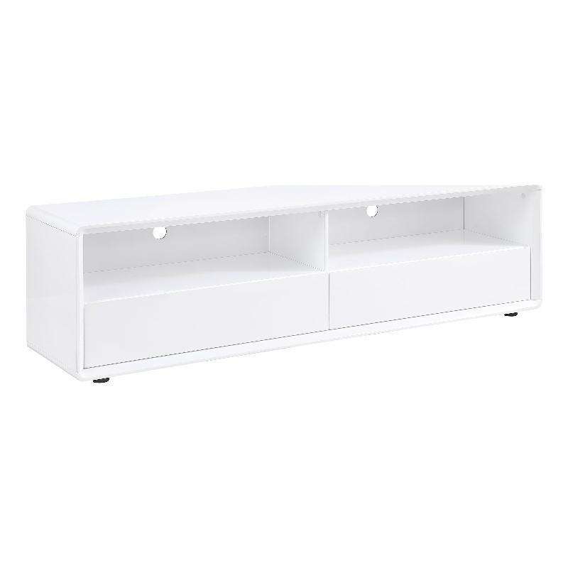 Pemberly Row 71-inch 2-drawer TV Stand and Media Console in White