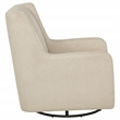 Pemberly Row Boucle Upholstered Swivel Glider Chair in Sandy Beige