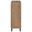 Pemberly Row 2-door Entryway Shoe Storage Cabinet in Natural Oak