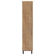 Pemberly Row 80-inch 4-door Tall Shoe Storage Cabinet in Natural Oak