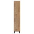 Pemberly Row 80-inch 4-door Tall Shoe Storage Cabinet in Natural Oak