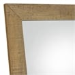 Pemberly Row Tempered Glass Full Length Standing Mirror in Mango