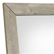 Pemberly Row Tempered Glass Full Length Mirror in Grey Washed Oak