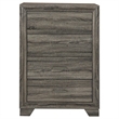 Pemberly Row Transitional 4-drawer Chest of Drawers in Brown Oak
