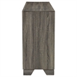 Pemberly Row Transitional 6-drawer Dresser Cabinet in Brown Oak