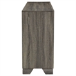 Pemberly Row Transitional 6-drawer Dresser Cabinet in Brown Oak