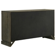 Pemberly Row Transitional 6-drawer Dresser Cabinet in Dark Cocoa