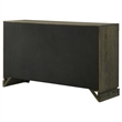 Pemberly Row Transitional 6-drawer Dresser Cabinet in Dark Cocoa
