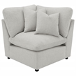 Pemberly Row 5-piece Fabric Modular Power Reclining Sectional in Gray