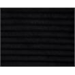 Pemberly Row Modular Upholstery Fabric Corduroy Power Loveseat in Black