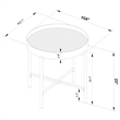 Pemberly Row 3-piece Round Coffee and End Table Set in Sandy Black