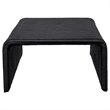 Pemberly Row 3-piece Woven Rattan Coffee and End Table Set in Black