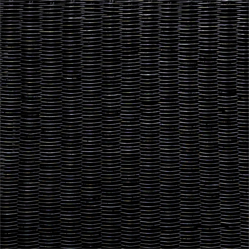 Pemberly Row 3-piece Woven Rattan Coffee and End Table Set in Black