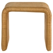 Pemberly Row 3-piece Woven Rattan Coffee and End Table Set in Natural
