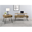 Pemberly Row 2-piece Lift Top Coffee and End Table Set in Golden Oak