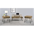 Pemberly Row 3-piece Lift Top Coffee and End Table Set in Golden Oak