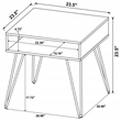 Pemberly Row 3-piece Lift Top Coffee and End Table Set in Golden Oak