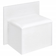 Pemberly Row 2-drawer Vanity Set with LED Mirror in White High Gloss