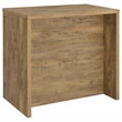 Pemberly Row 12-Bottle Engineered Wood Freestanding Home Bar in Mango