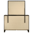 Pemberly Row 6-drawer Rubberwood Dresser and Mirror Set in Dark Cocoa