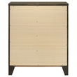 Pemberly Row 4-drawer Rubberwood Chest of Drawers in Dark Cocoa