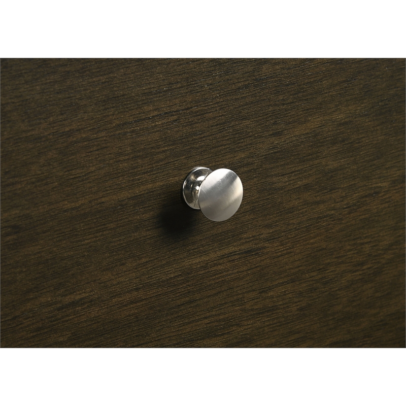 Pemberly Row 4-drawer Rubberwood Chest of Drawers in Dark Cocoa