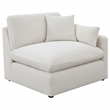 Pemberly Row 5-piece Upholstered Modular Sectional Sofa in Ivory