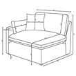 Pemberly Row 5-piece Upholstered Modular Sectional Sofa in Ivory