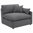 Pemberly Row 5-piece Upholstered Modular Sectional Sofa in Charcoal