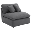 Pemberly Row 6-piece Upholstered Modular Sectional Sofa in Charcoal