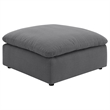 Pemberly Row 4-piece Upholstered Fabric Modular Sectional Sofa in Charcoal