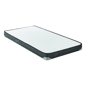 Pemberly Row 7-Inch Full Foam Mattress with Built-In Bunkie Board