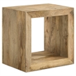 Pemberly Row 3-Piece Solid Mango Wood Coffee and End Table Set in Natural