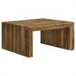 Pemberly Row 3-Piece Solid Sheesham Coffee and End Table Set in Auburn