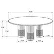 Pemberly Row 2-Piece Round Marble Coffee and End Table Set in White