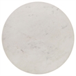 Pemberly Row 3-Piece Marble and Mango Coffee and End Table Set in White