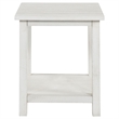 Pemberly Row 2-piece Coffee and End Table Set in Distressed White