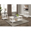 Pemberly Row 3-piece Coffee and End Table Set in Distressed White