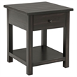 Pemberly Row 2-piece Coffee and 1-drawer End Table Set in Java