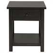 Pemberly Row 2-piece Coffee and 1-drawer End Table Set in Java