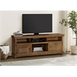 Pemberly Row 70-inch TV Stand Media Console in Distressed Brown