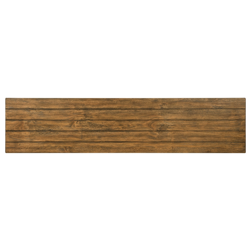 Pemberly Row 70-inch TV Stand Media Console in Distressed Brown