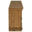 Pemberly Row 70-inch TV Stand Media Console in Distressed Brown