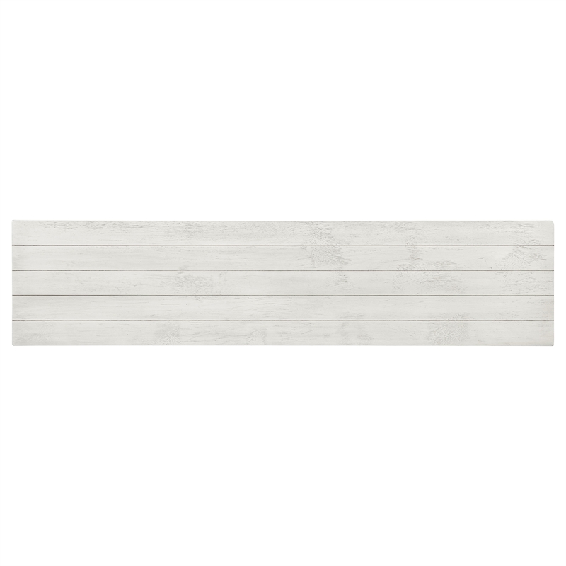 Pemberly Row 70-inch TV Stand Media Console in Distressed White